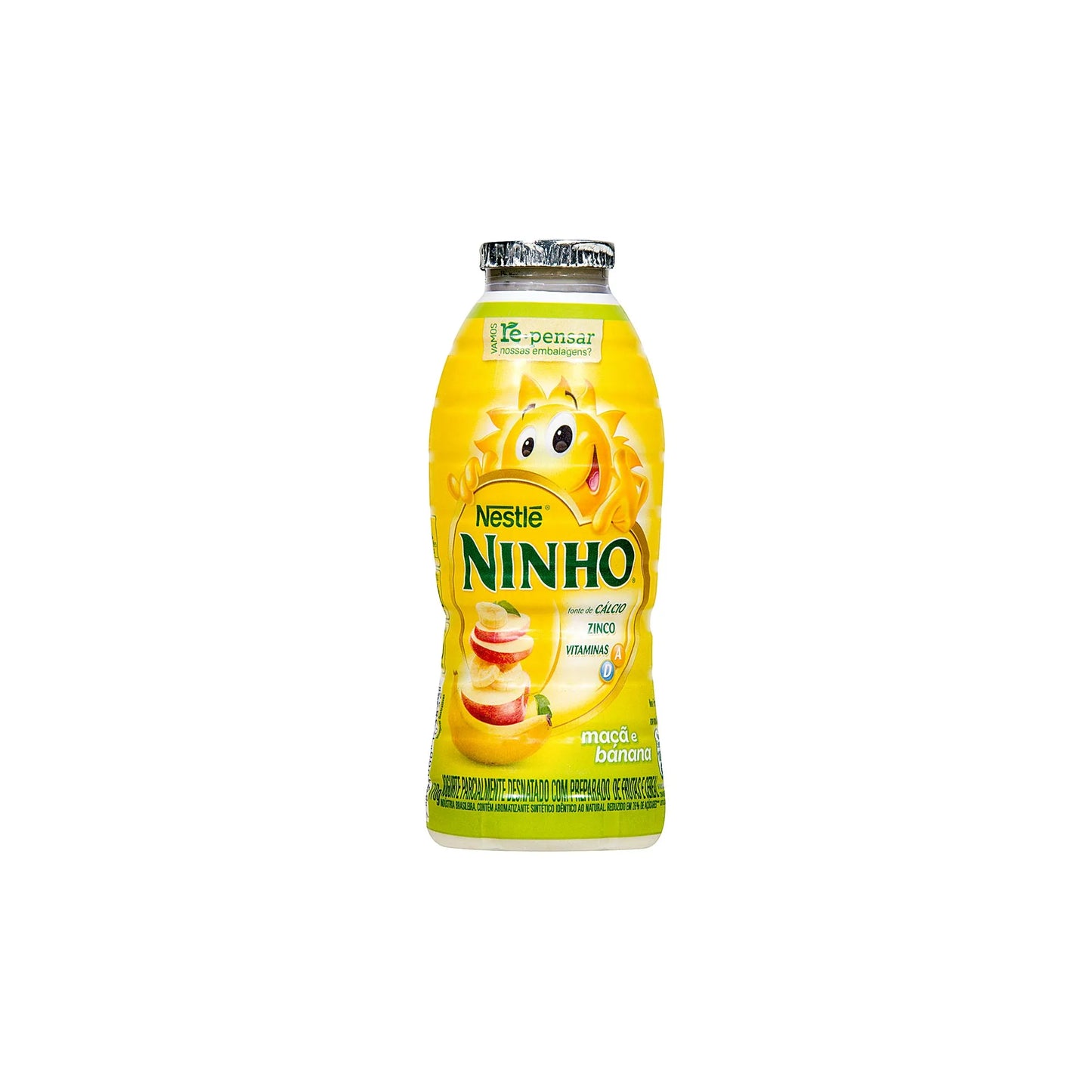 Iogurte Parcialmente Desnatado Maçã e Banana Ninho 170g