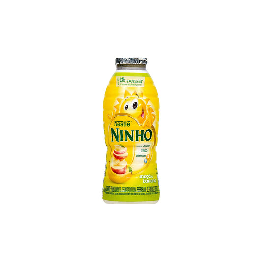 Iogurte Parcialmente Desnatado Maçã e Banana Ninho 170g