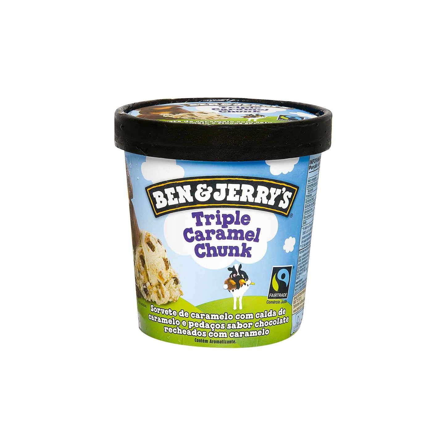 Sorvete Triple Caramel Chunk Ben & Jerry’S 458ml