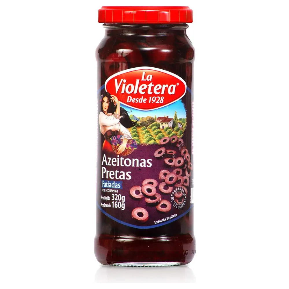 Azeitona Preta Fatiada La Violetera 160g