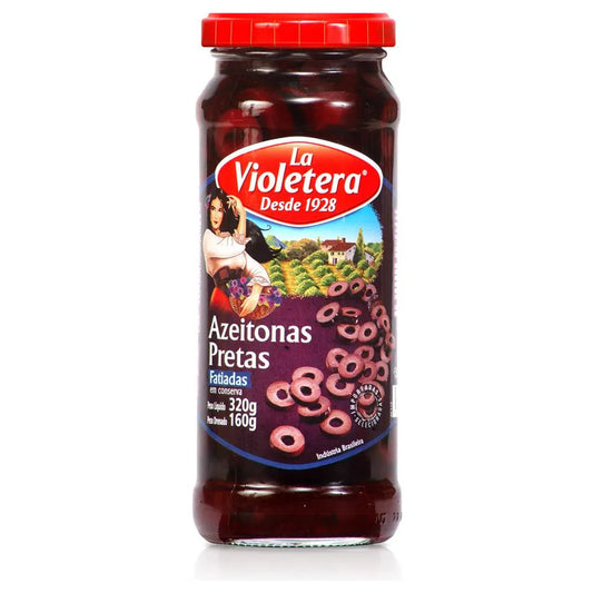Azeitona Preta Fatiada La Violetera 160g
