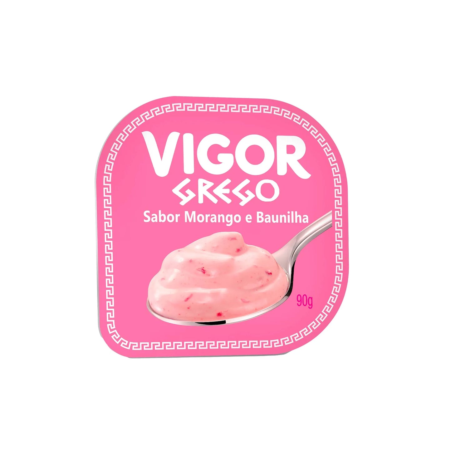 Iogurte Vigor Grego Morango E Baunilha 90g