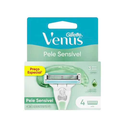 Carga Gillette Venus Pele Sensivel 4 Unidades