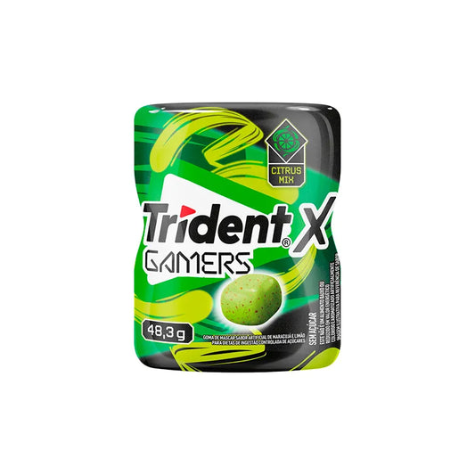 Chiclete Trident XGamers Citrus Maracujá e Limão 48.3g