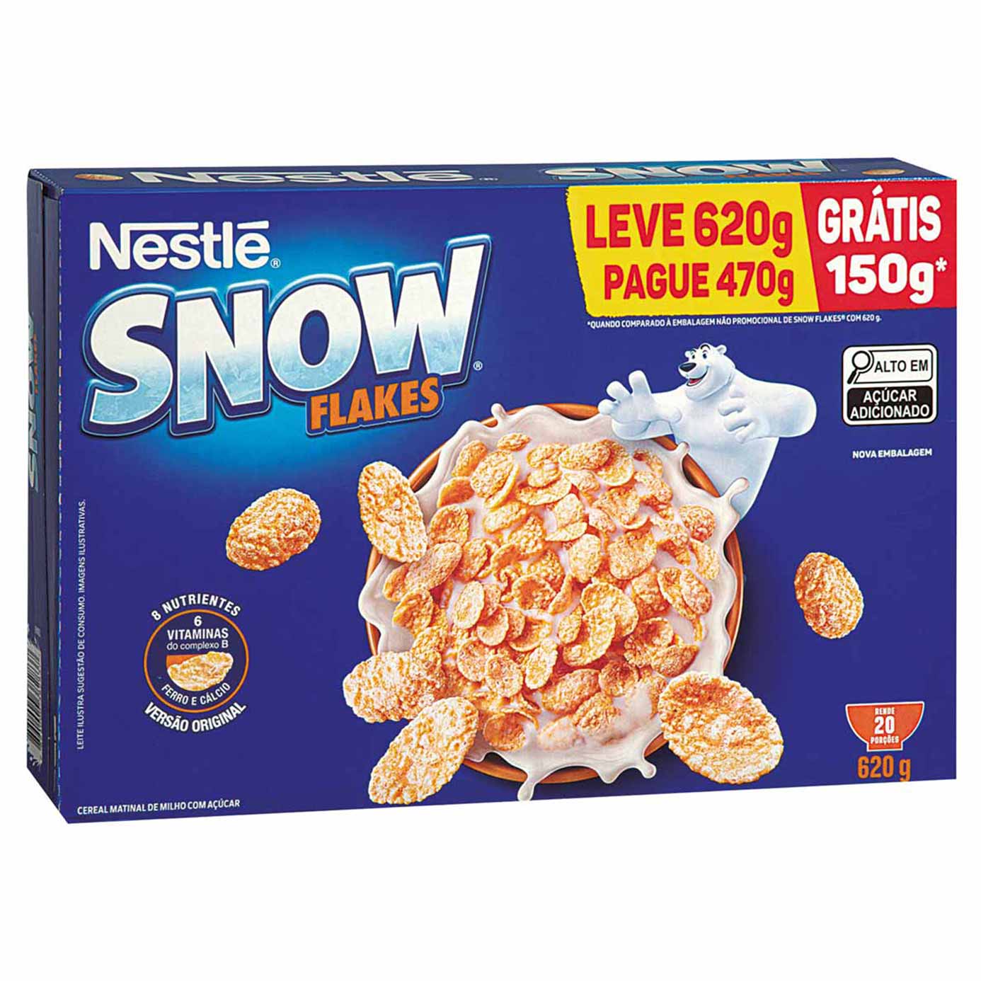 Cereal Matinal Snow Flakes  620g