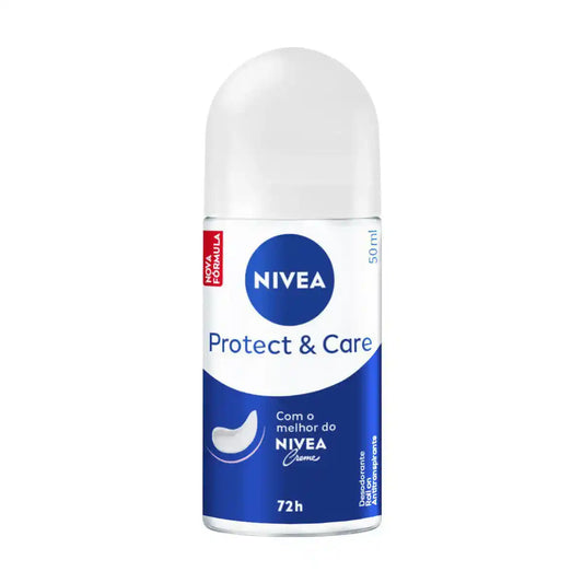 Desodorante Antitranspirante Roll On Nivea Protect & Care Feminino 72h 50ml