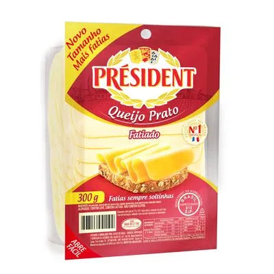 Queijo Prato Fatiado Président 300g