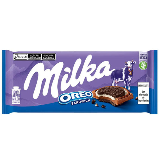 Barra de Chocolate Milka Oreo Sandwich 92g