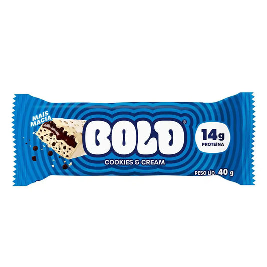 Barra de Proteina Cookies & Cream Bold 40g