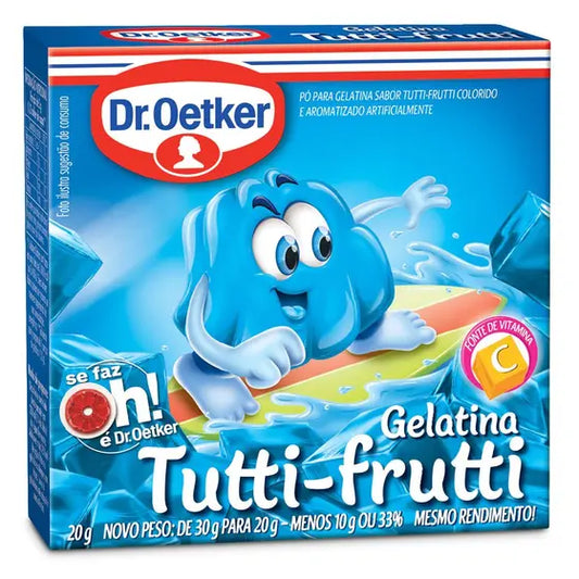 Gelatina de Tutti-Frutti Dr. Oetker 20g
