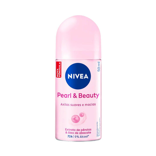 Desodorante Nivea Roll-On Feminino Pearl & beauty 50ml