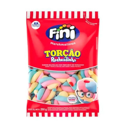 Marshmallow Torção Recheadinho Fini 250g
