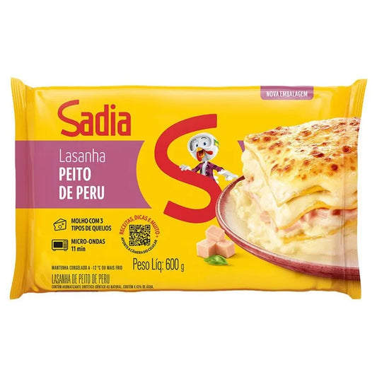 Lasanha Peito de Peru Defumado Sadia 600g