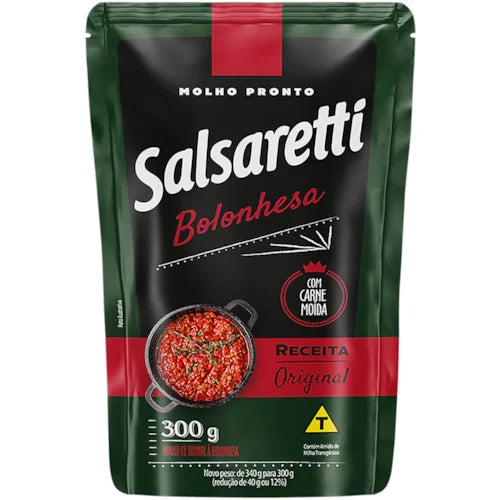 Molho de Tomate Salsaretti Bolonhesa Sachet 300g