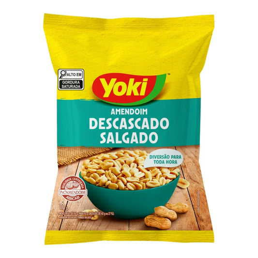 Amendoim Descascado Salgado Yoki 110g