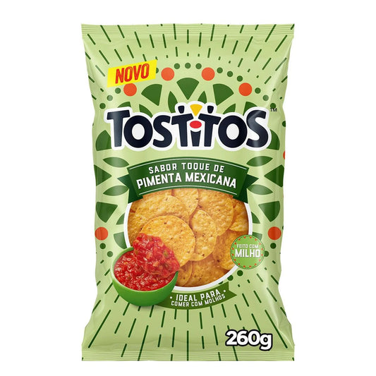 Salgadinho de Milho Toque de Pimenta Mexicana Tostitos Pacote 260g