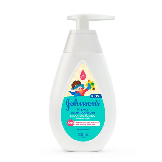Sabonete Líquido Johnsons Baby Limpeza Super Poderosa 400ml