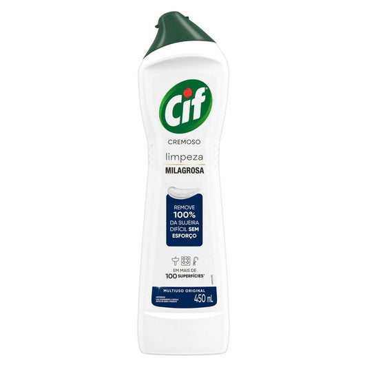 Cif Cremoso Limpeza Milagrosa Remove 100% Da Sujeira 450ml