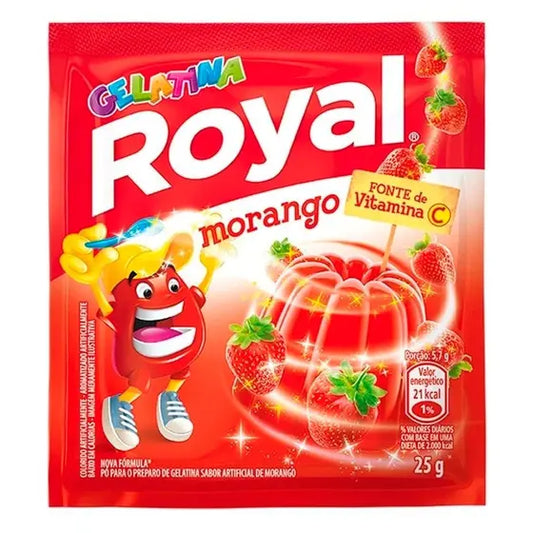 Gelatina de Morango Royal 25g