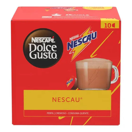 Cápsula Achocolatado Dolce Gusto Nescau com 10 Cápsulas 170g