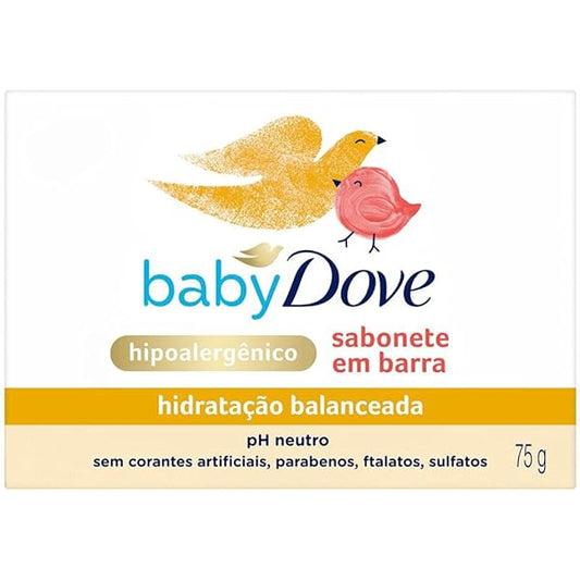 Sabonete Em Barra Baby Dove Hidratação Enriquecida 75g