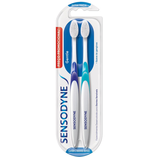 Escova Dental Extramacia Gentle Sensodyne 2 Unidades