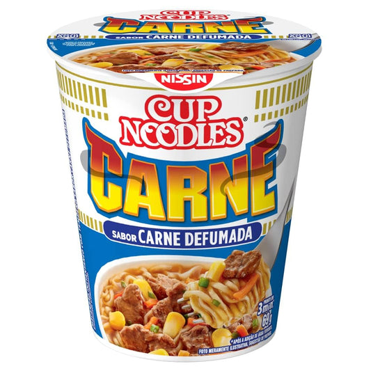 Macarrão Cup Noodles Carne Defumada 69g