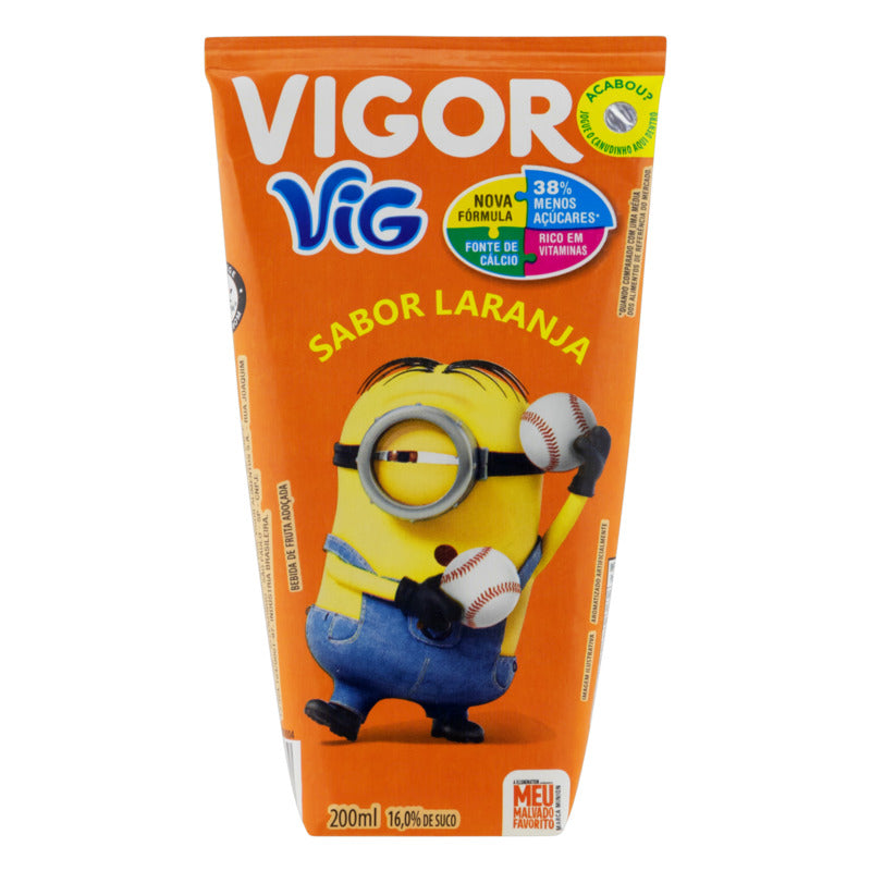 Suco de Laranja Minions Vigor Vig 200ml