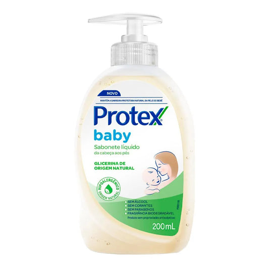 Sabonete Líquido Protex Baby Glicerina de Origem Natural 200ml