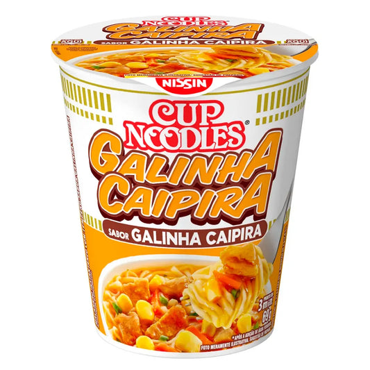 Macarrão Cup Noodles Galinha Caipira 69g