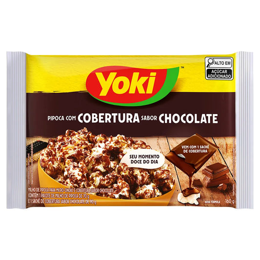 Pipoca para Microondas sabor Chocolate Yoki 100g