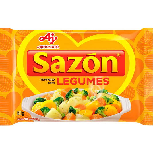 Tempero Pronto Sazón Amarelo Legumes 60g
