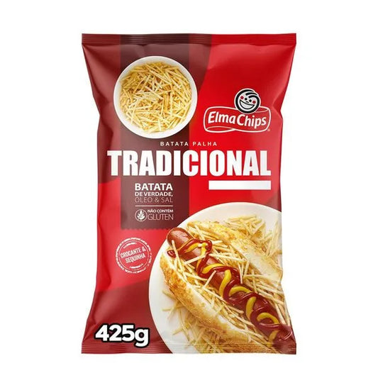 Batata Palha Tradicional Elma Chips 425g