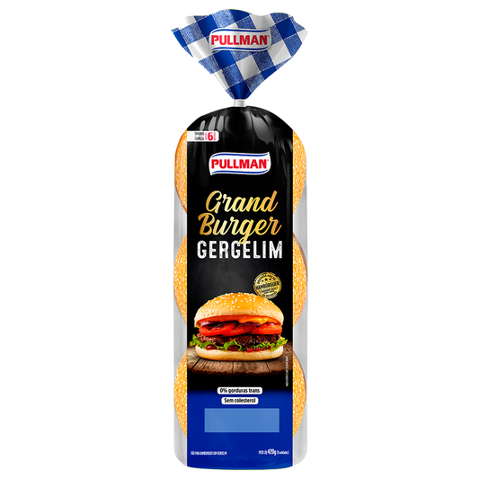 Pão de Hamburguer com Gergelim Pullman 420g