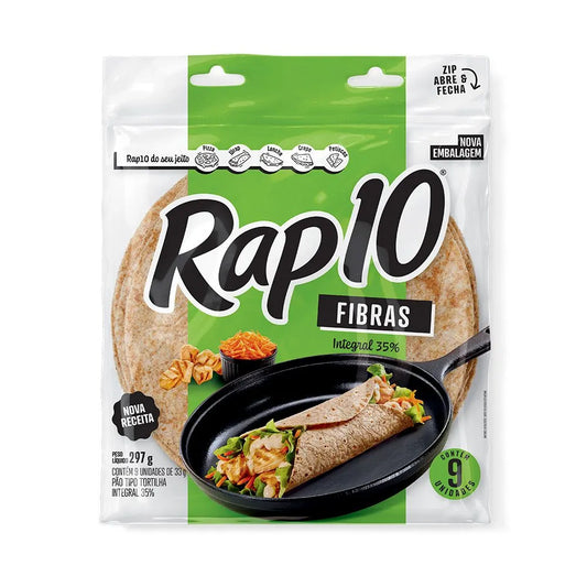 Pão Tortilha Integral Rap10 297g