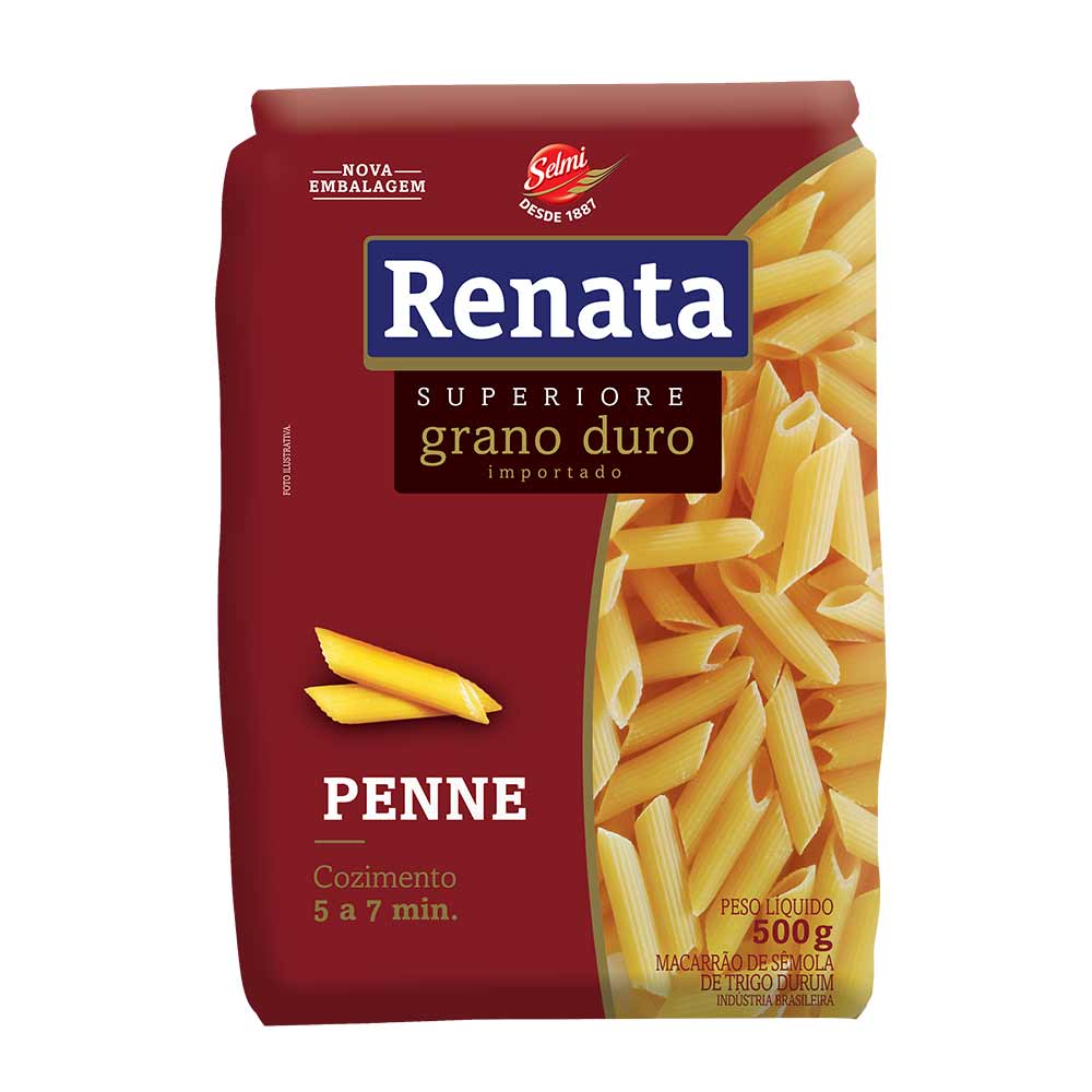 Macarrão Grano Duro Renata Penne Superiore 500g