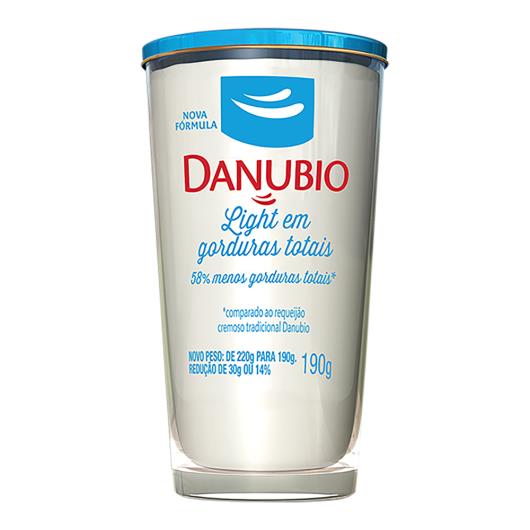 Requeijão Cremoso Light Danubio Copo 190g