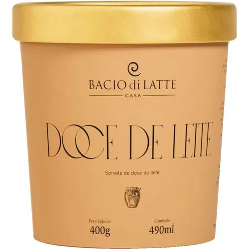 Sorvete Bacio di Latte Doce de Leite 490ml