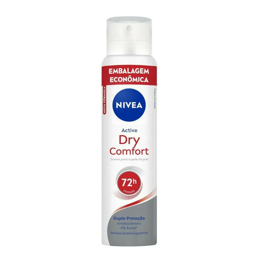 Desodorante Antitranspirante Aerosol Nivea Active Dry Comfort Feminino 200ml