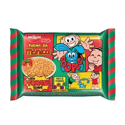 Macarrão Instantâneo Turma Da Mônica Tomate Nissin 85g