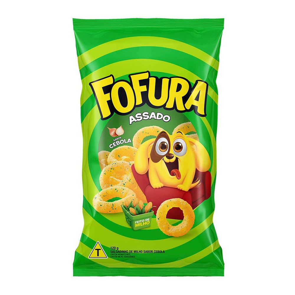 Salgadinho Anel Cebola Fofura 120g
