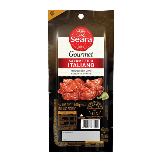 Salame Italiano Fatiado Seara Gourmet 100g