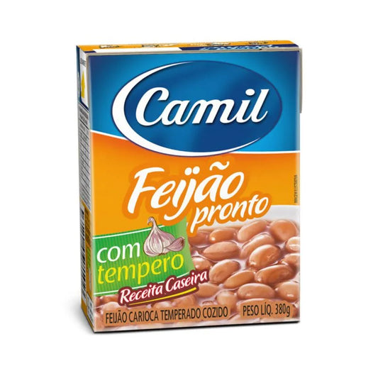 Feijão Carioca Pronto Temperado Camil 380g