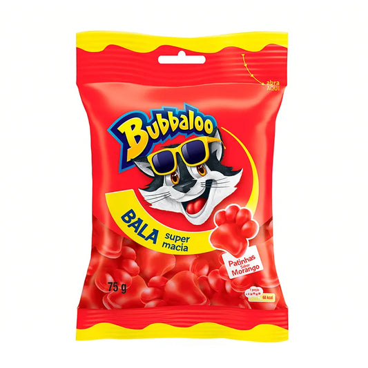 Bala Morango Bubbaloo 75g
