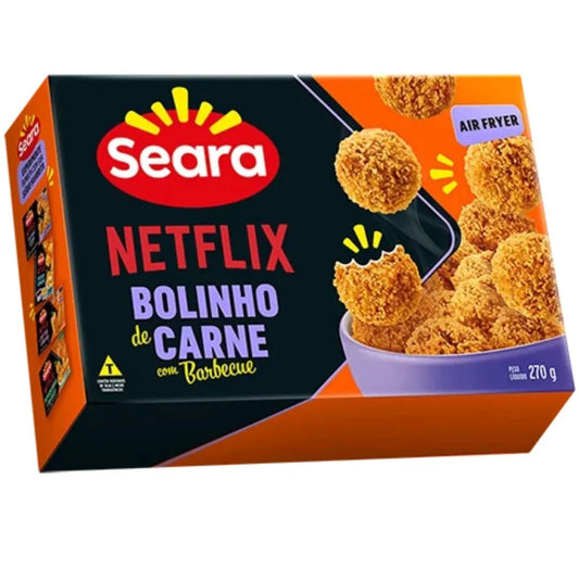 Bolinho de Carne Suína Empanado Seara Netflix 270g