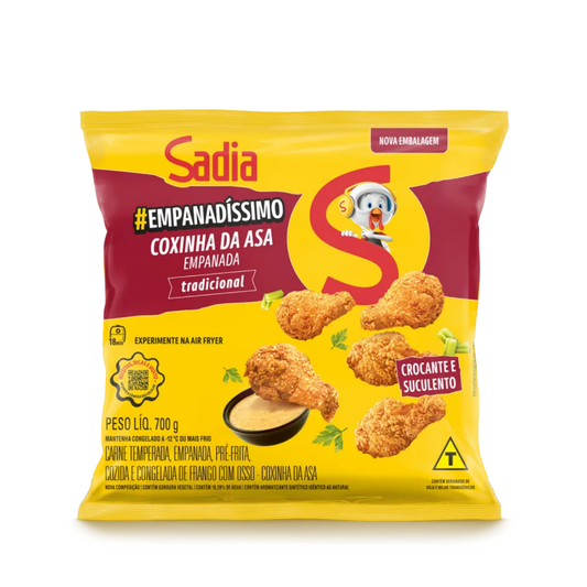 Coxinha da Asa Empanada Tradicional 700g