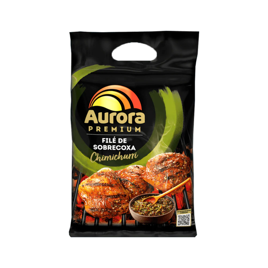 Filé Sobrecoxa Aurora Premium Temperado 800g