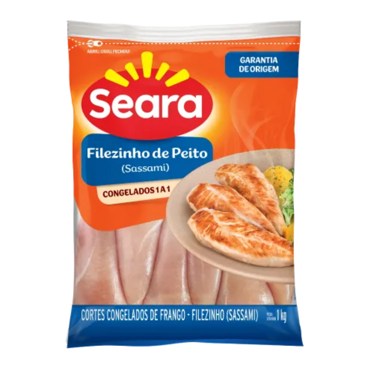 Filezinho de Peito Sassami Seara 1kg