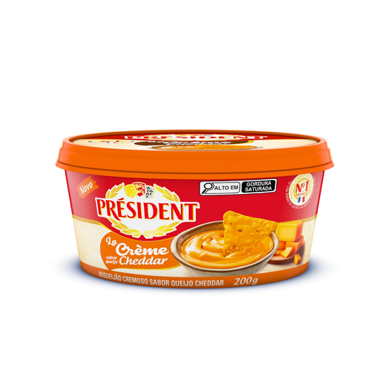 Creme Cheddar Président 200g