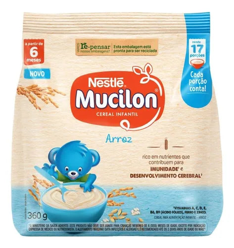 Cereal Infantil Mucilon Arroz e Aveia 360g
